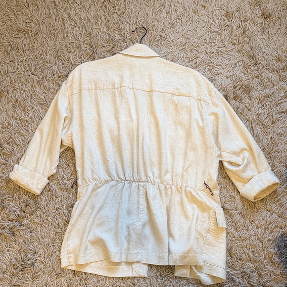 Coldwater Creek Vintage Light Tan Utility Jacket  - Women’s M/L - Picture 6 of 9